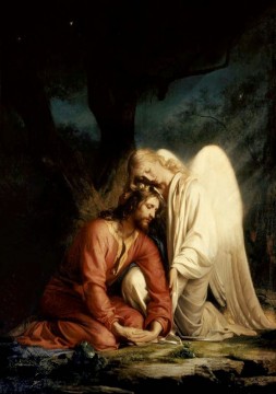 Cristo en Getsemaní2 Carl Heinrich Bloch Pinturas al óleo